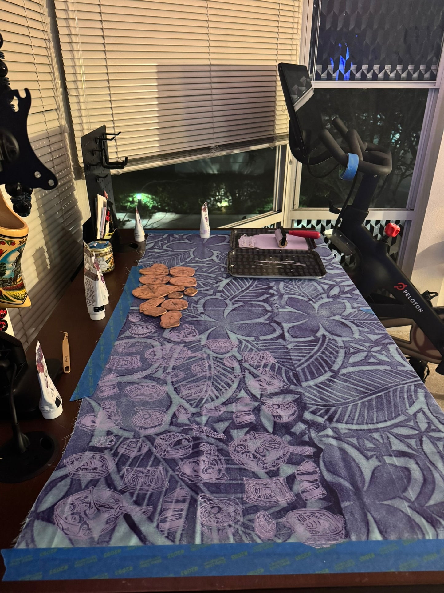 Block-Printed Handmade Half Apron | 24" x 15" Apron Coverage, 78" Adjustable Ties | Choose Your Variant