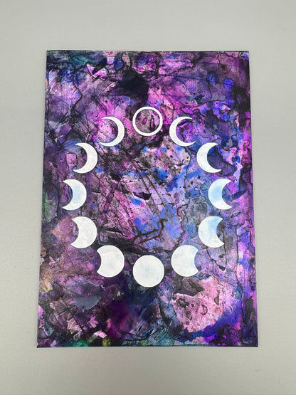 Moon Phase Screenprint | 5" x 7"  Original | Choose Your Variant