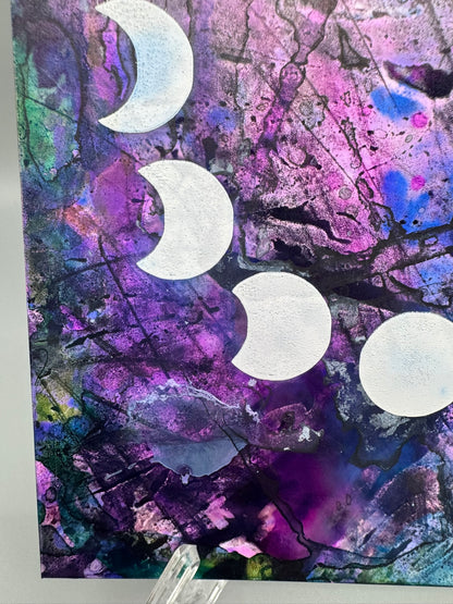 Moon Phase Screenprint | 5" x 7"  Original | Choose Your Variant