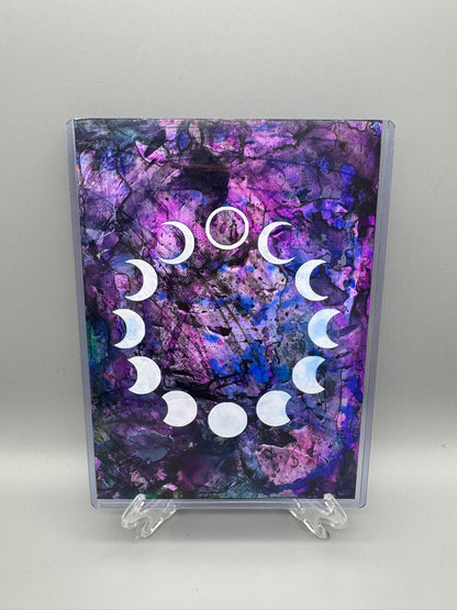 Moon Phase Screenprint | 5" x 7"  Original | Choose Your Variant