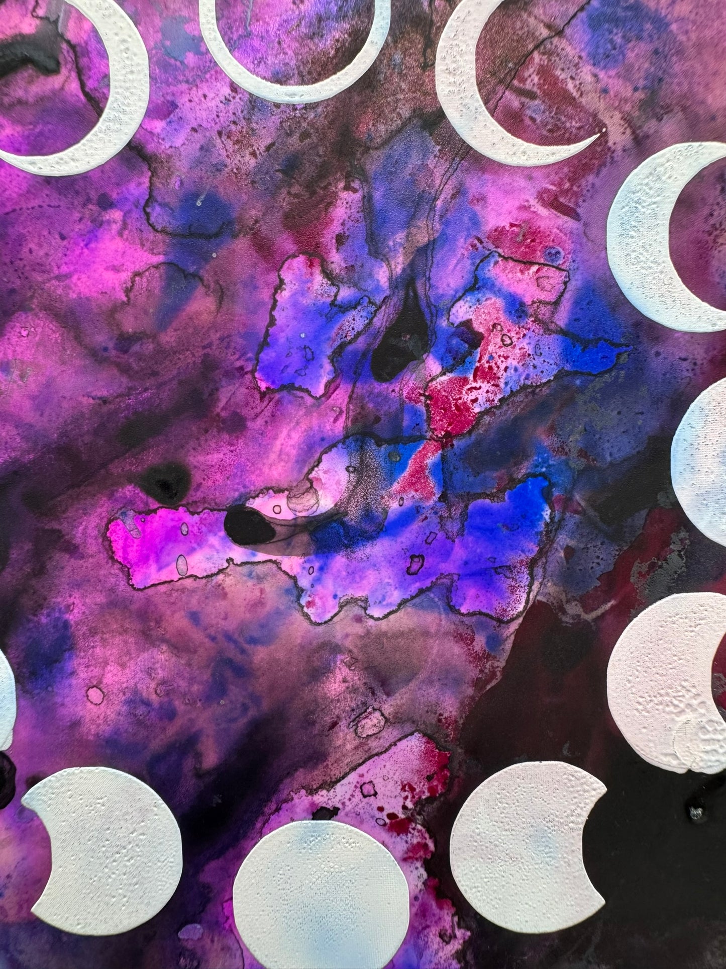 Moon Phase Screenprint | 5" x 7"  Original | Choose Your Variant