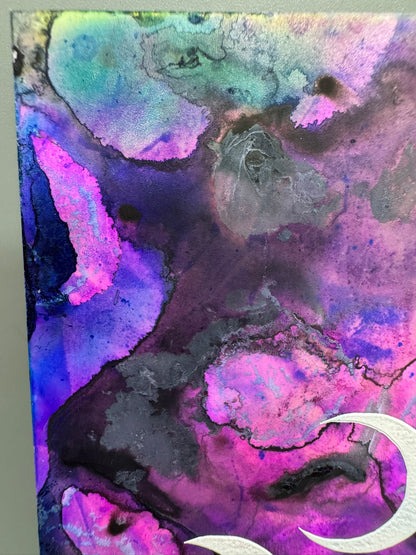 Moon Phase Screenprint | 5" x 7"  Original | Choose Your Variant