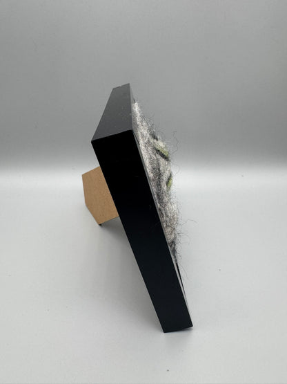 Trippy Felted Eye | 4" x 6" Original