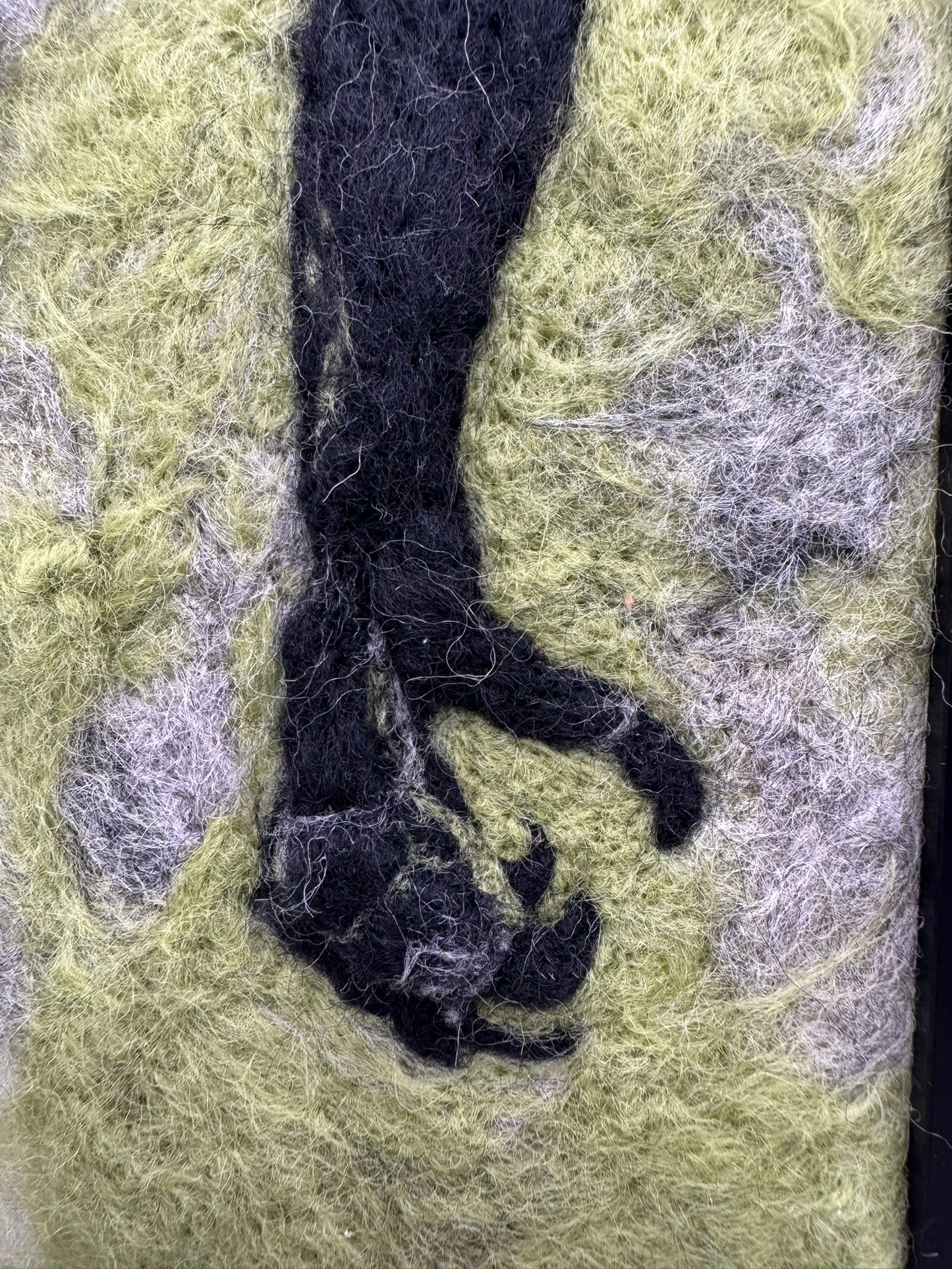 Felted Talon | 4" x 6" Original