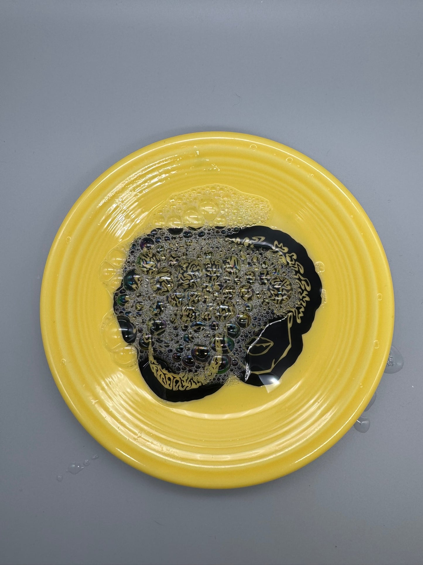 Original Design Handmade Screenprinted Vinyl Stickers | 4" x 3" | Black on Clear