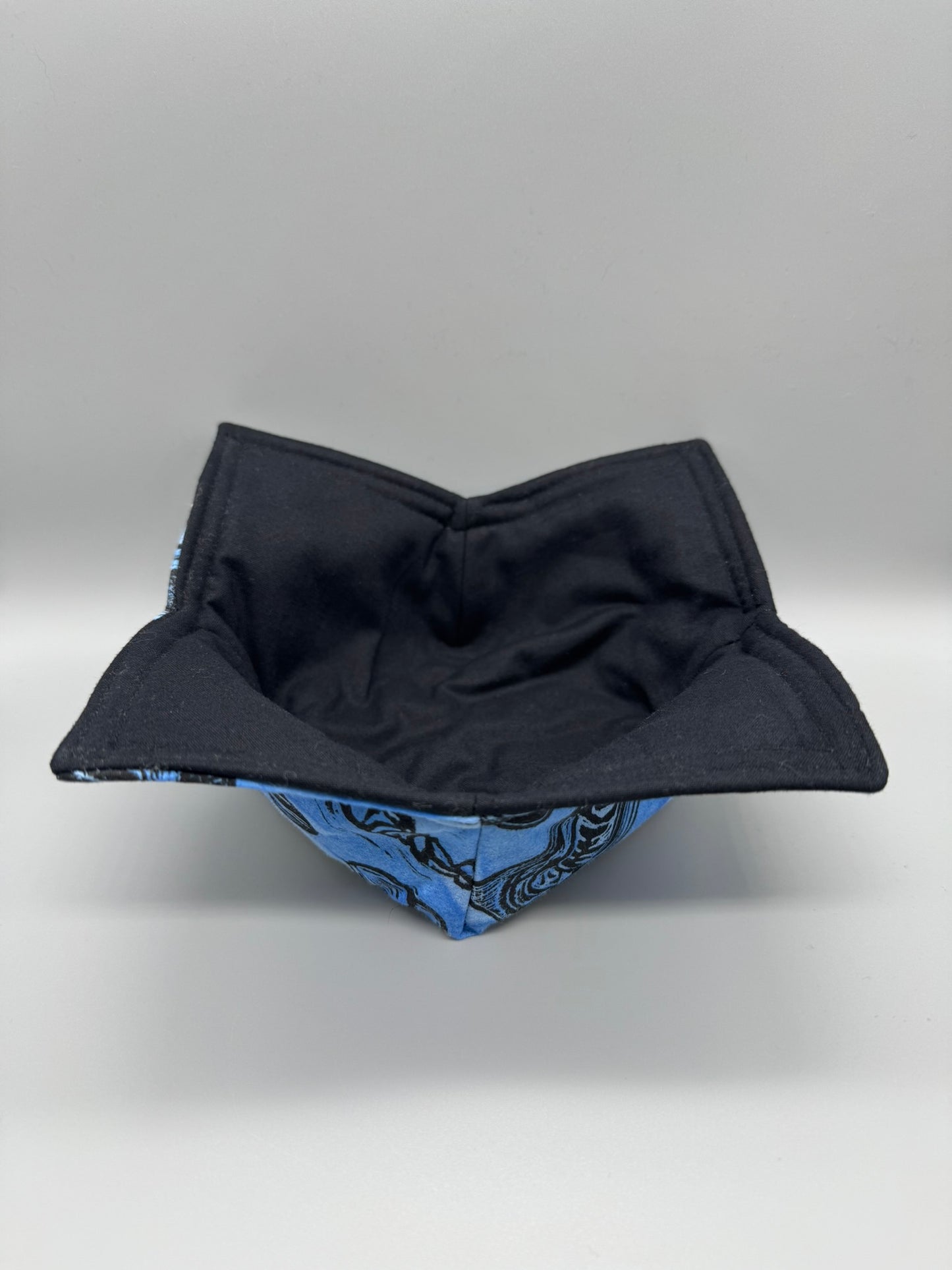 Block-Printed Handmade Soft Bowl or Bowl Koozie | Small - 4.5" Inner Diameter | Choose Your Variant