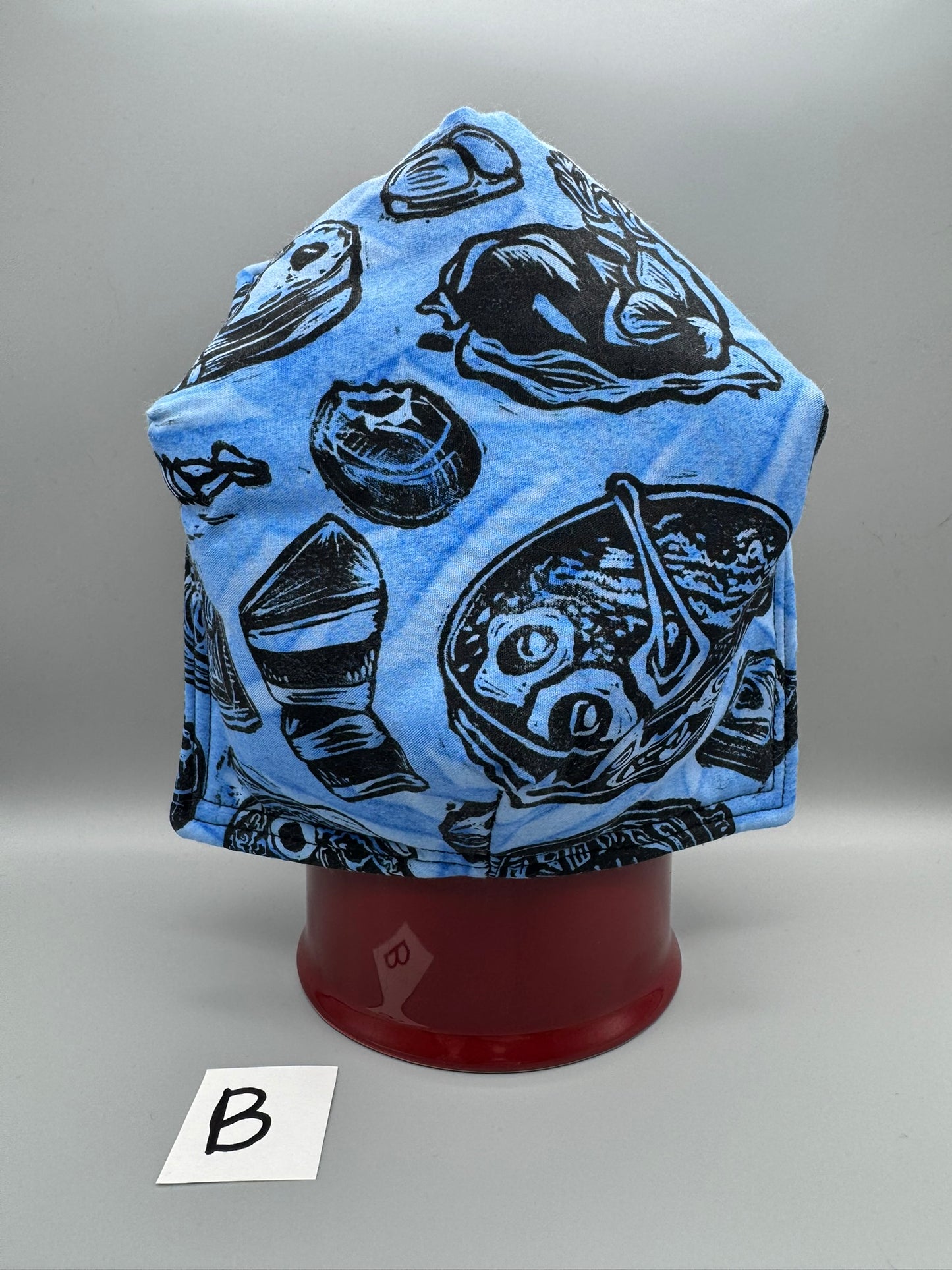 Block-Printed Handmade Soft Bowl or Bowl Koozie | Small - 4.5" Inner Diameter | Choose Your Variant