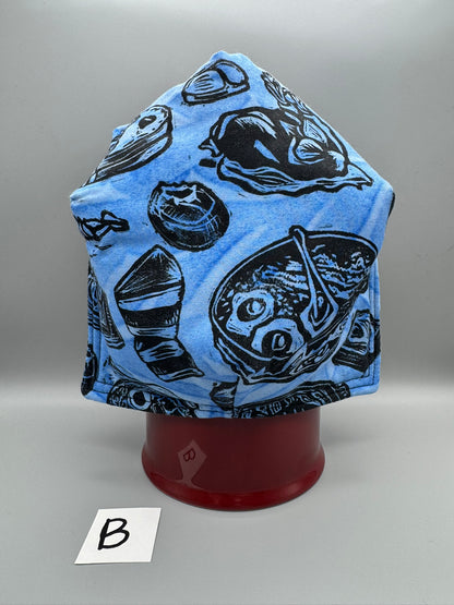 Block-Printed Handmade Soft Bowl or Bowl Koozie | Small - 4.5" Inner Diameter | Choose Your Variant