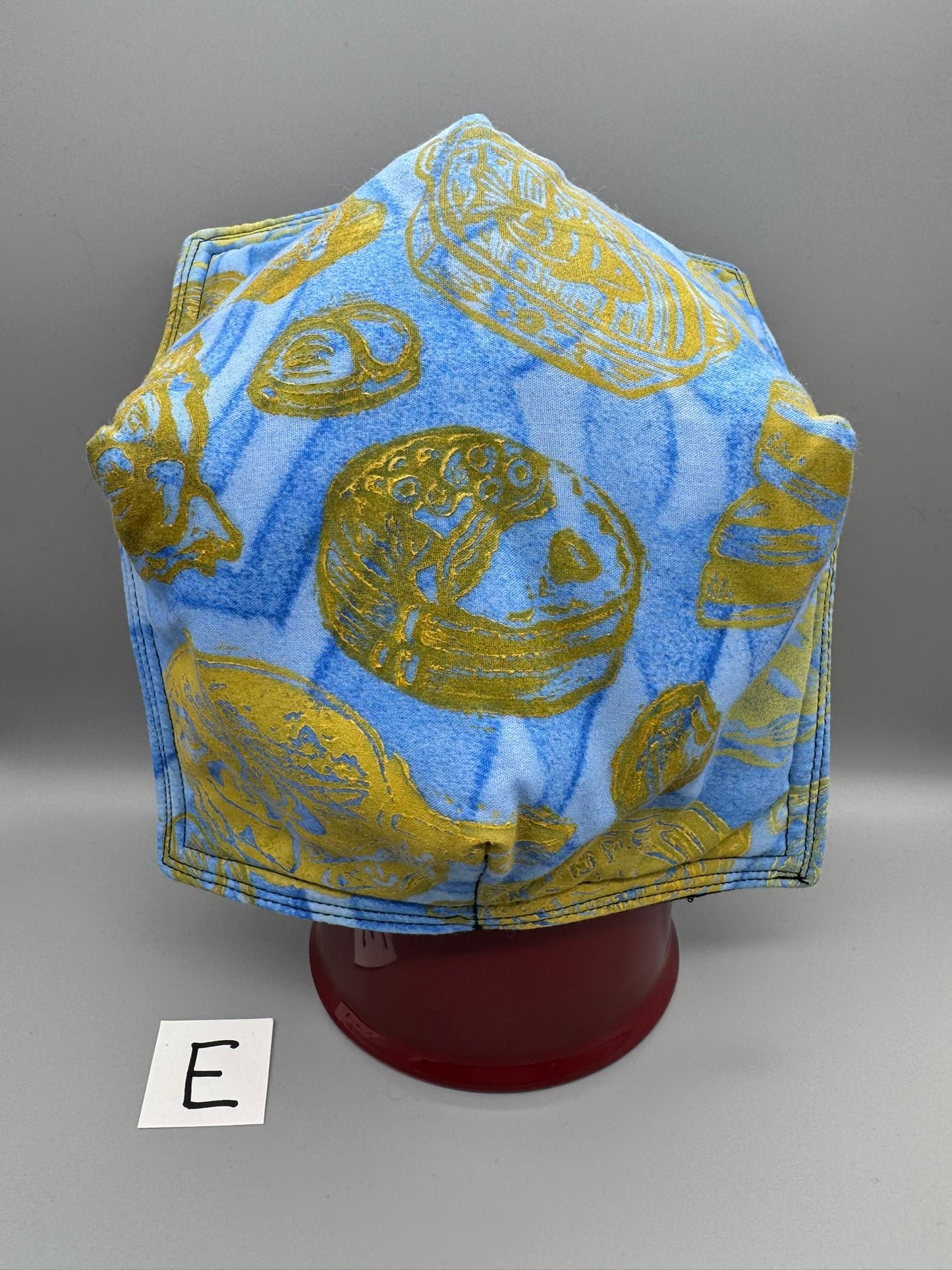 Block-Printed Handmade Soft Bowl or Bowl Koozie | Small - 4.5" Inner Diameter | Choose Your Variant