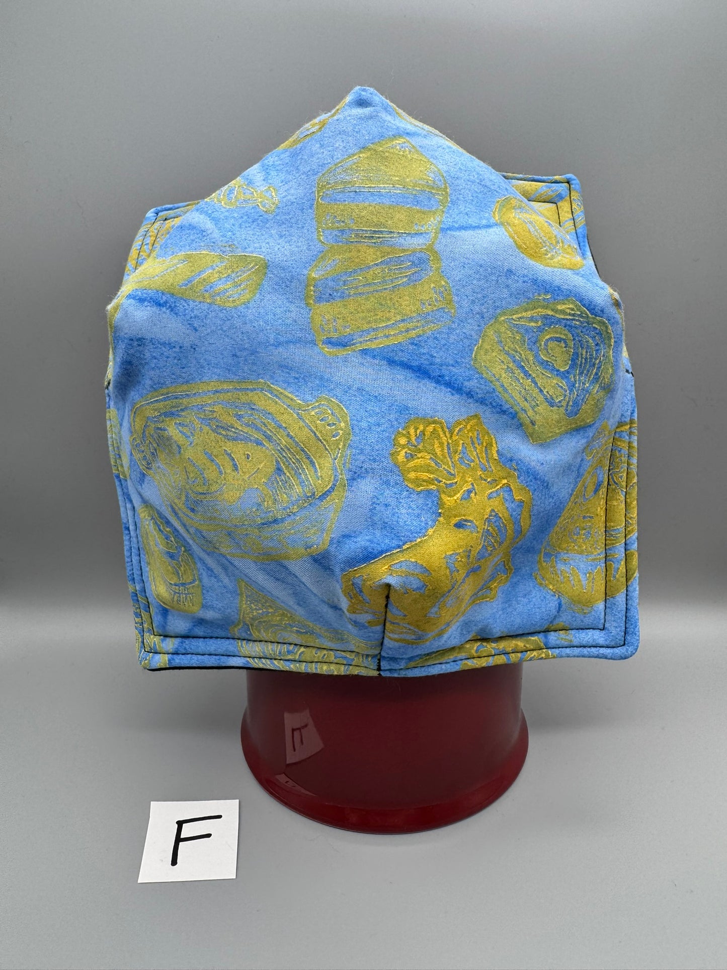 Block-Printed Handmade Soft Bowl or Bowl Koozie | Small - 4.5" Inner Diameter | Choose Your Variant