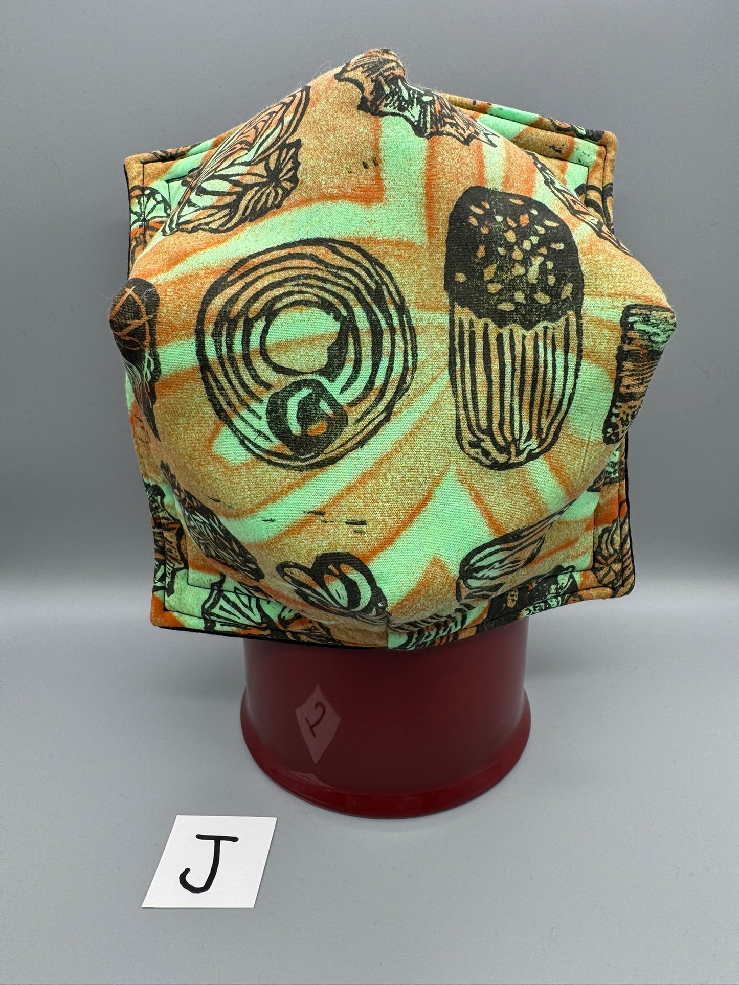 Block-Printed Handmade Soft Bowl or Bowl Koozie | Small - 4.5" Inner Diameter | Choose Your Variant