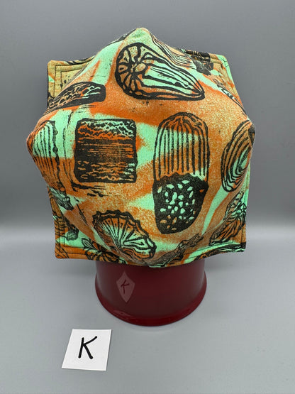 Block-Printed Handmade Soft Bowl or Bowl Koozie | Small - 4.5" Inner Diameter | Choose Your Variant