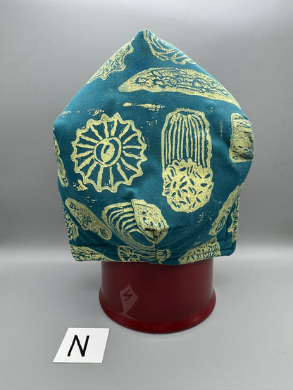 Block-Printed Handmade Soft Bowl or Bowl Koozie | Small - 4.5" Inner Diameter | Choose Your Variant