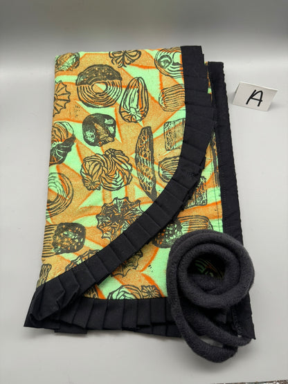 Block-Printed Handmade Half Apron | 24" x 15" Apron Coverage, 78" Adjustable Ties | Choose Your Variant