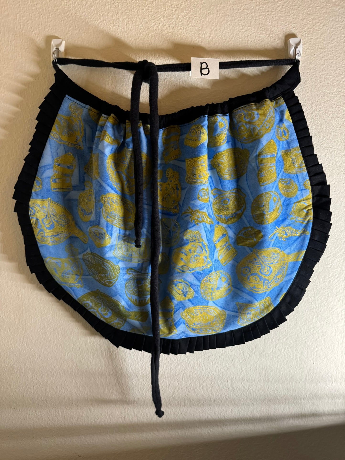 Block-Printed Handmade Half Apron | 24" x 15" Apron Coverage, 78" Adjustable Ties | Choose Your Variant