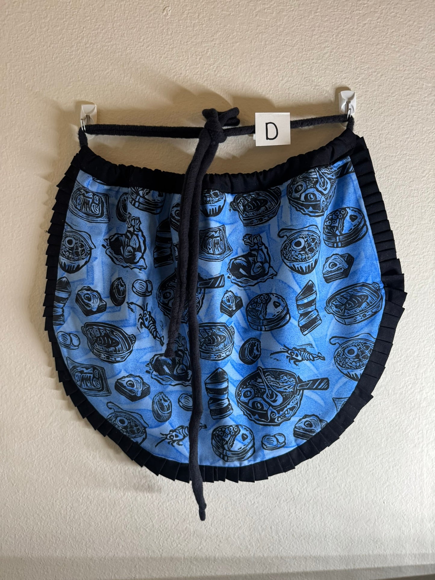 Block-Printed Handmade Half Apron | 24" x 15" Apron Coverage, 78" Adjustable Ties | Choose Your Variant