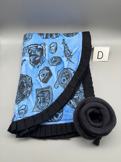 Block-Printed Handmade Half Apron | 24" x 15" Apron Coverage, 78" Adjustable Ties | Choose Your Variant