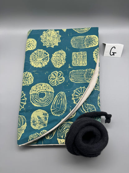 Block-Printed Handmade Half Apron | 24" x 15" Apron Coverage, 78" Adjustable Ties | Choose Your Variant