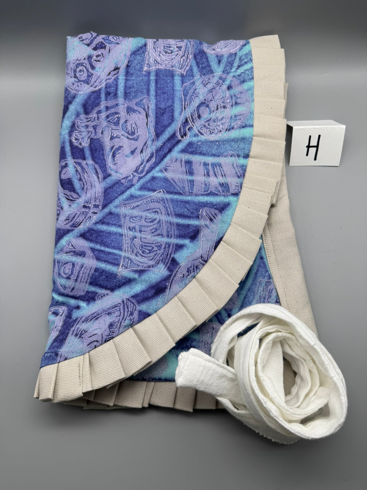 Block-Printed Handmade Half Apron | 24" x 15" Apron Coverage, 78" Adjustable Ties | Choose Your Variant