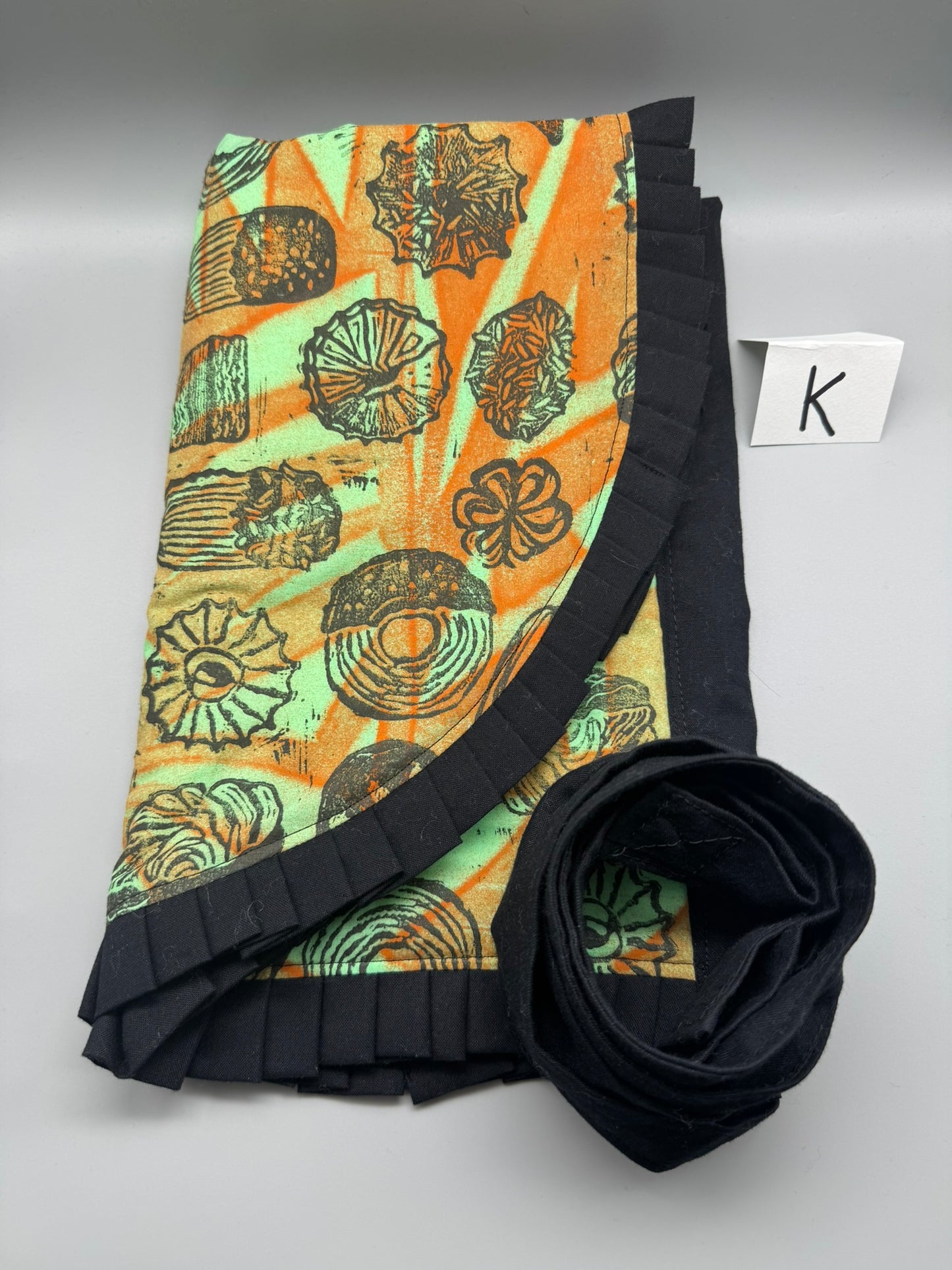 Block-Printed Handmade Half Apron | 24" x 15" Apron Coverage, 78" Adjustable Ties | Choose Your Variant